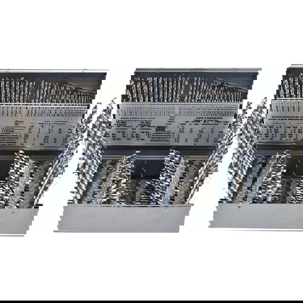 Drill Bit Set: Jobber Length Drill Bits,