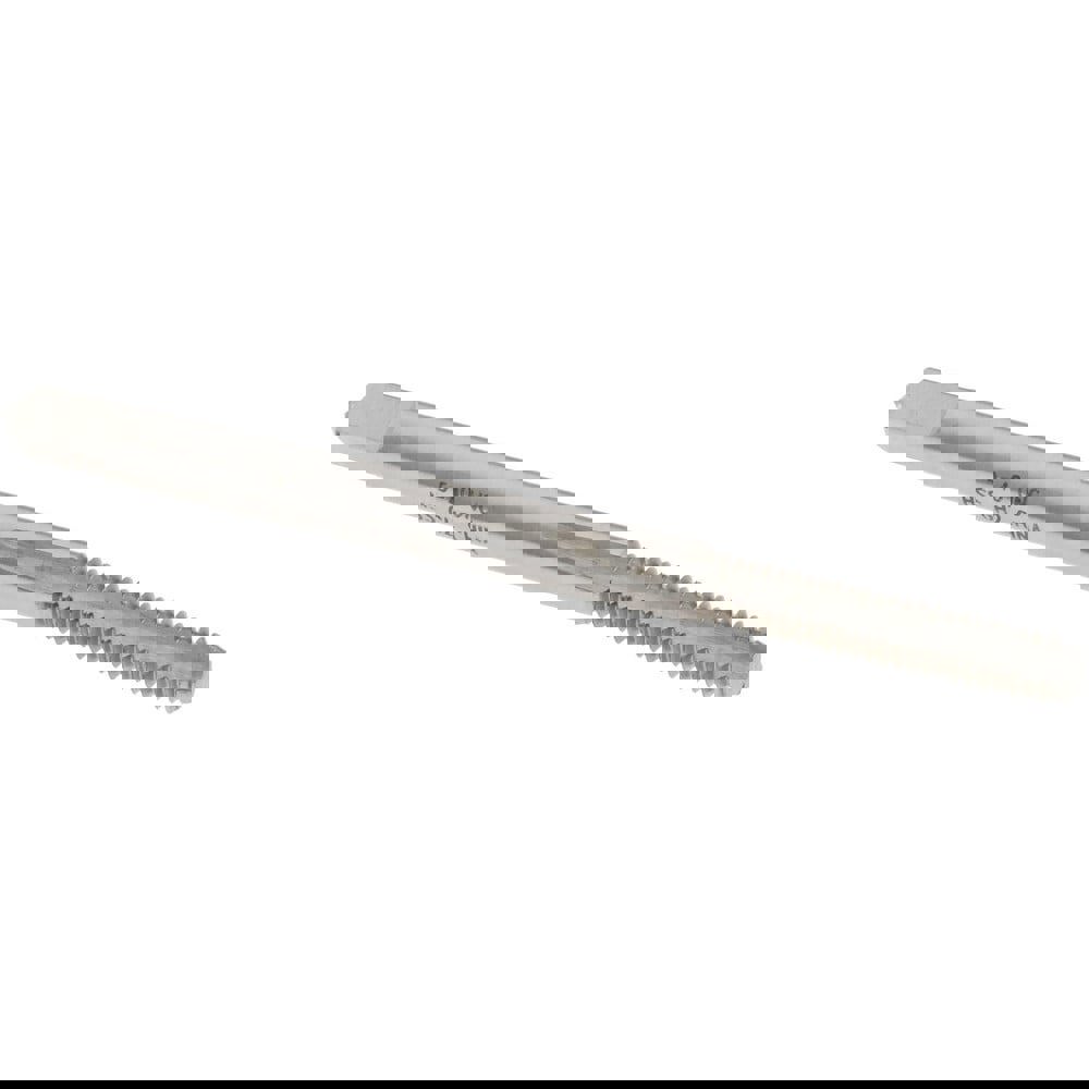 Straight Flute Tap: #5-40 UNC, 3 Flute, Bottoming Chamfer, 2B/3B Class of Fit, HSS, Bright/Uncoated Finish