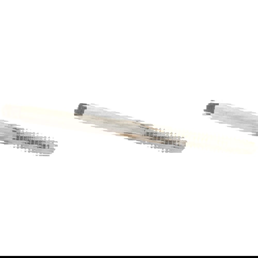 Straight Flute Tap: #6-32 UNC, 3 Flute, Plug Chamfer, 3B Class of Fit, HSS, Bright/Uncoated Finish