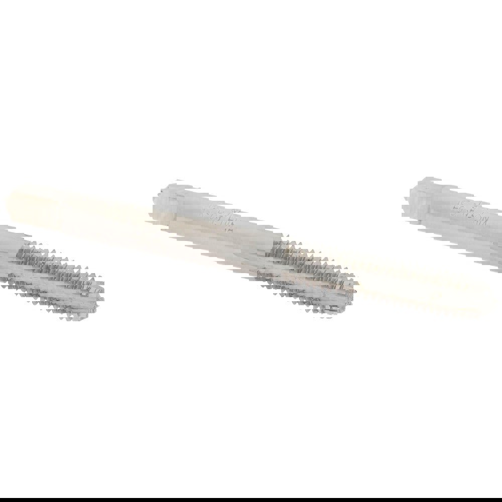 Straight Flute Tap: #12-28 UNF, 4 Flutes, Plug, 2B/3B Class of Fit, High Speed Steel, Bright/Uncoated