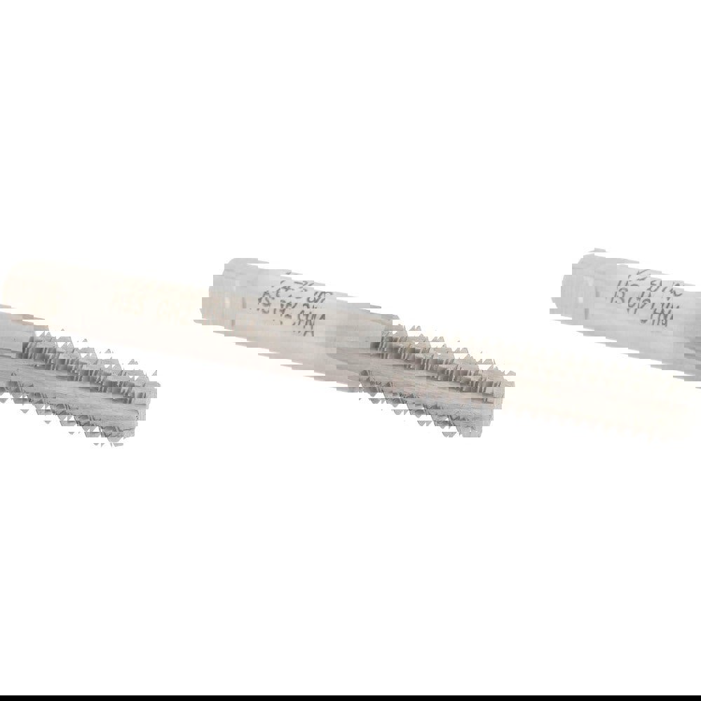 Straight Flute Tap: 1/4-20 UNC, 4 Flutes, Bottoming, High Speed Steel, Bright/Uncoated