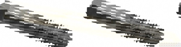 Straight Flute Tap: 5/16-18 UNC, 4 Flute, Plug Chamfer, High-Speed Steel, Bright/Uncoated Finish