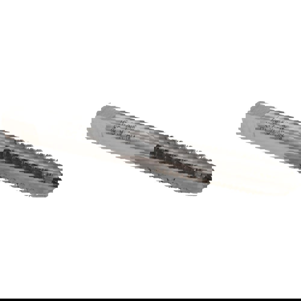 Straight Flute Tap: 5/16-18 UNC, 4 Flutes, Plug, 3B Class of Fit, High Speed Steel, Bright/Uncoated