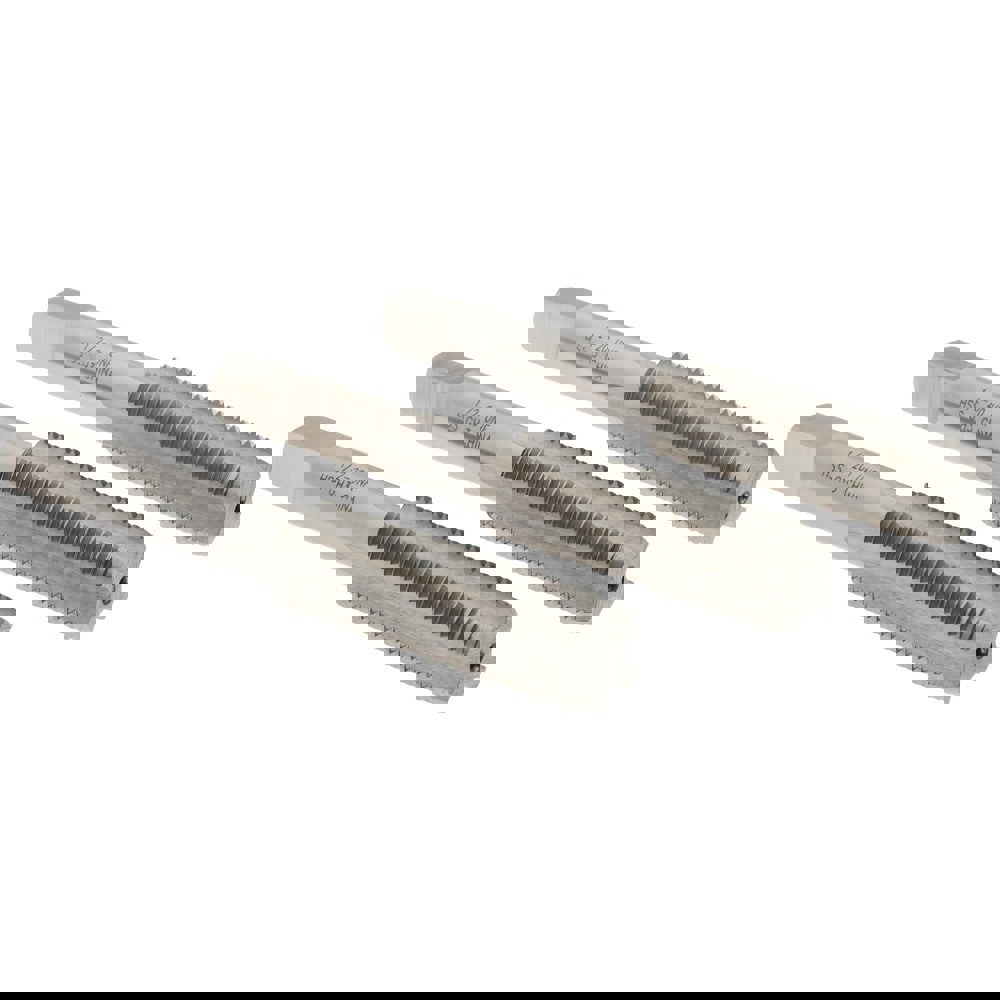 Tap Set: 1/2-20 UNF, 4 Flute, High Speed Steel, Bright Finish