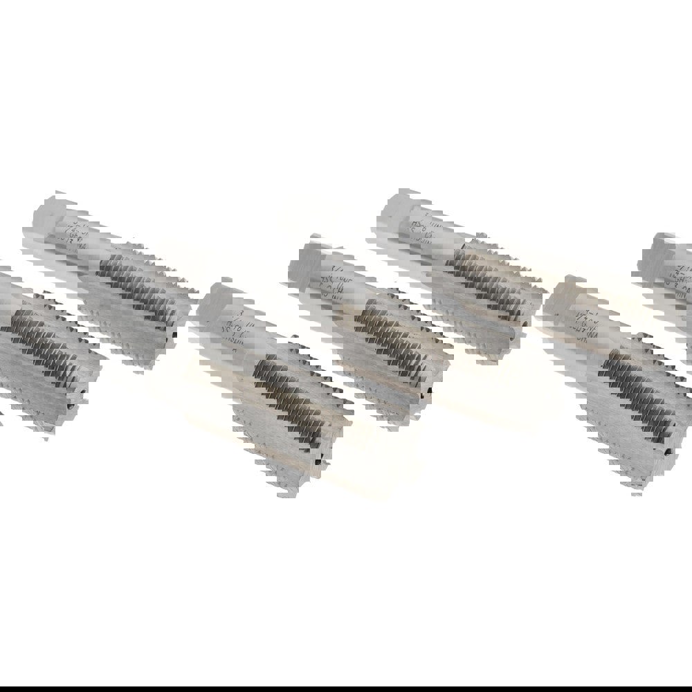 Tap Set: 3/4-16 UNF, 4 Flute, High Speed Steel, Bright Finish