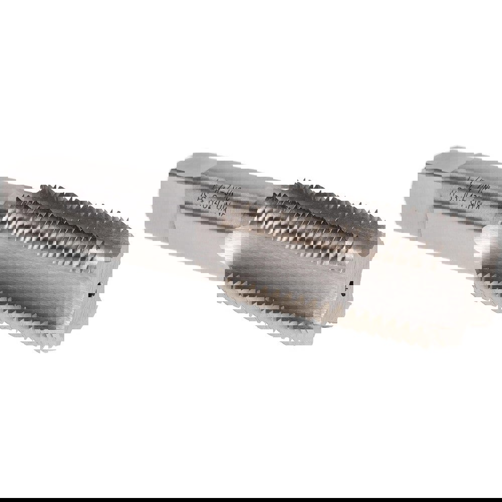 Straight Flute Tap: 1-1/4-7 UNC, 4 Flutes, Bottoming, 3B Class of Fit, High Speed Steel, Bright/Uncoated