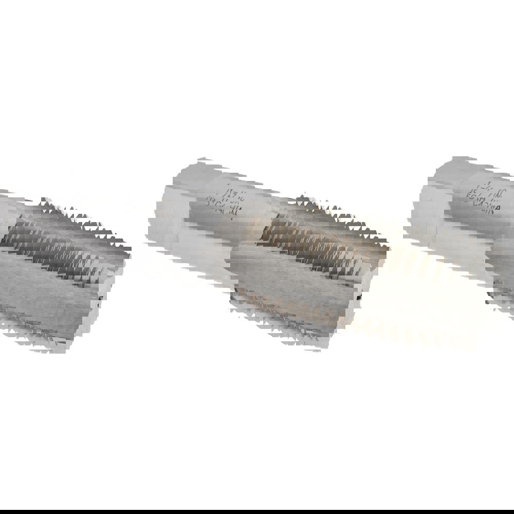 Straight Flute Tap: 1-1/4-7 UNC, 4 Flutes, Taper, 3B Class of Fit, High Speed Steel, Bright/Uncoated