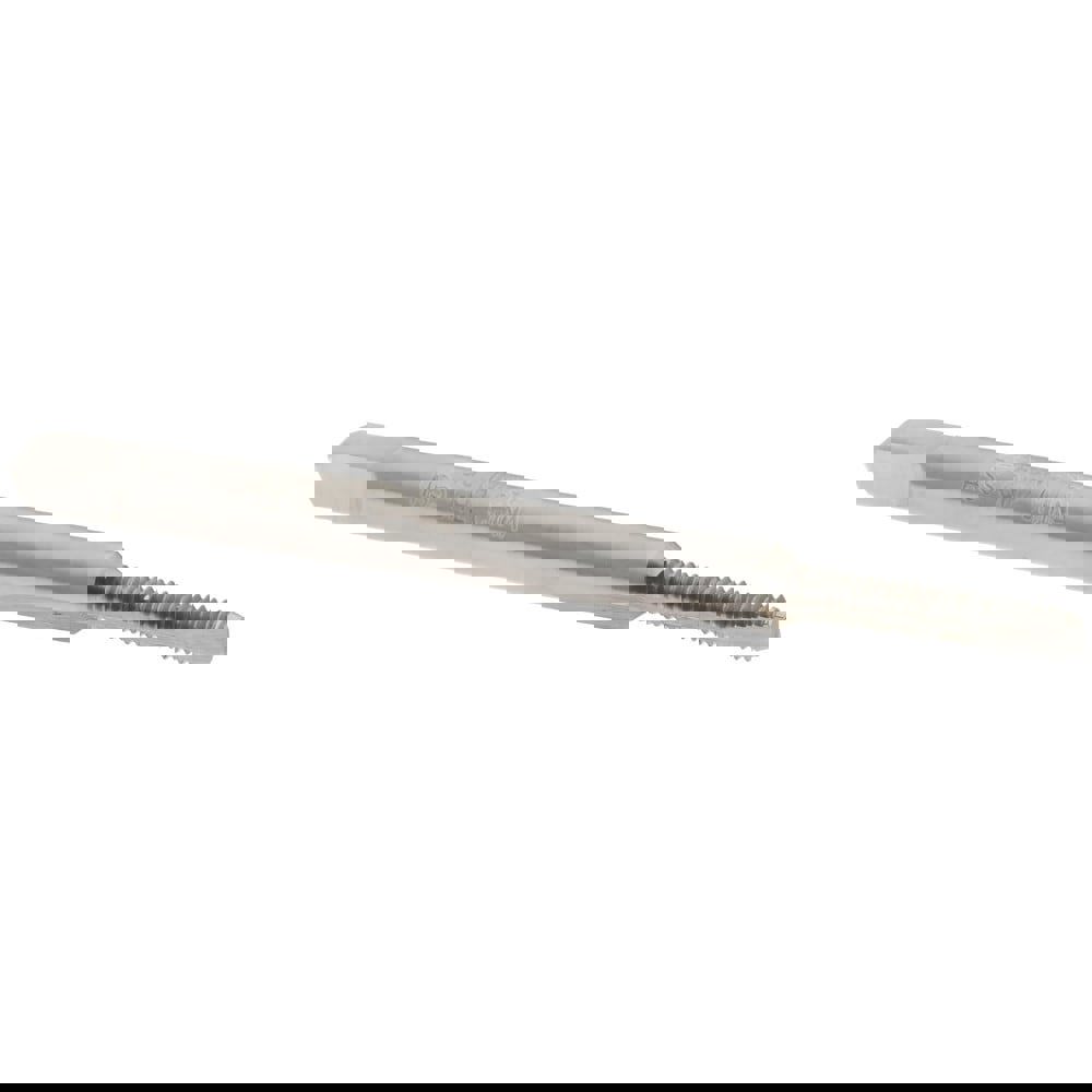 Spiral Point Tap: #2-56 UNC, 2 Flutes, Bottoming, 2B Class of Fit, High Speed Steel, Bright Finish