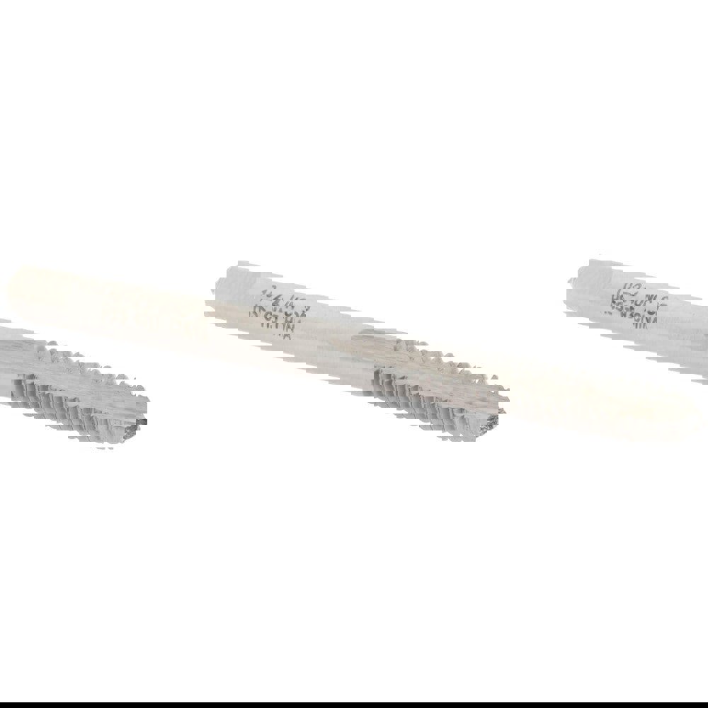 Spiral Point Tap: #10-24 UNC, 2 Flutes, Plug, 2B/3B Class of Fit, High Speed Steel, Bright Finish