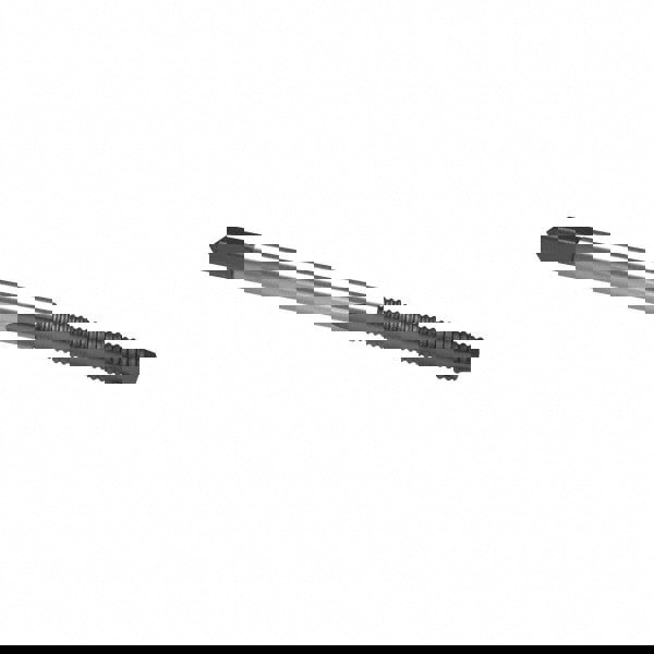 Spiral Point Tap: #10-32, UNF, 2 Flutes, Bottoming, 2B, High Speed Steel, Bright Finish