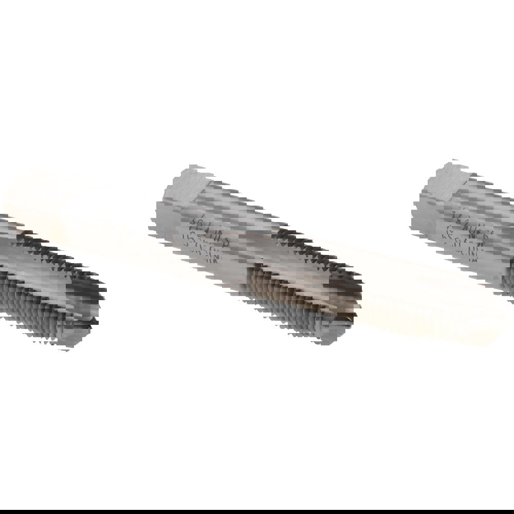 Spiral Point Tap: 3/8-24 UNF, 3 Flutes, Plug, 3B Class of Fit, High Speed Steel, Bright Finish