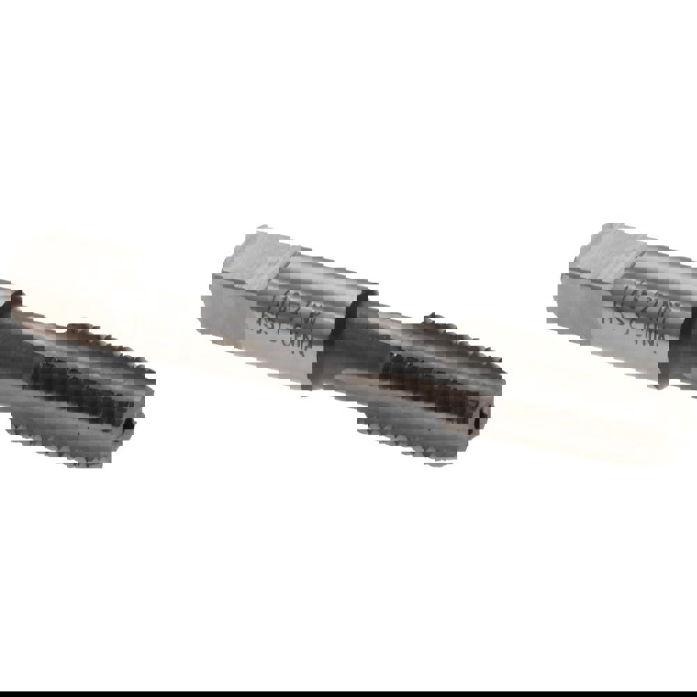 Standard Pipe Tap: 1/16-27, NPT, 4 Flutes, High Speed Steel, Bright/Uncoated