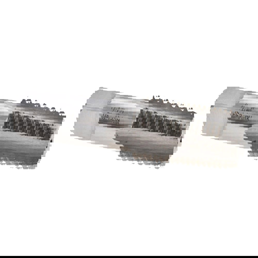 Standard Pipe Tap: 1/2-14, NPT, 4 Flutes, High Speed Steel, Bright/Uncoated