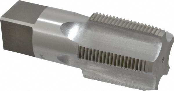 Standard Pipe Tap: 1-1/4 - 11-1/2, NPT, 5 Flutes, High Speed Steel, Bright/Uncoated