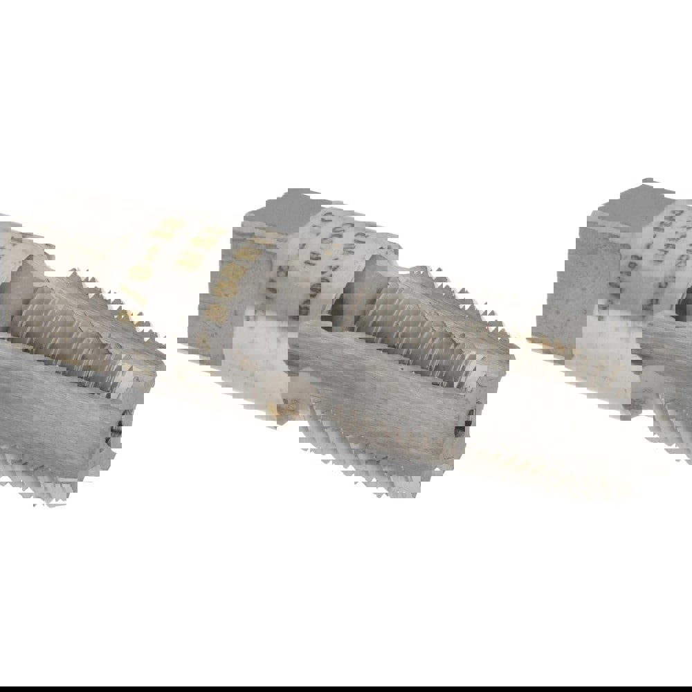 Standard Pipe Tap: 3/8-18, NPTF, 4 Flutes, High Speed Steel, Bright/Uncoated