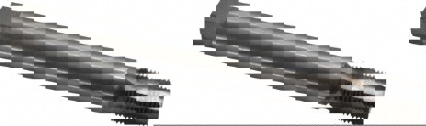 Extension Pipe Tap: 3/8-18 NPT, 4 Flutes, Plug Chamfer, High Speed Steel