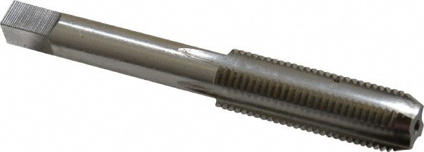 7/16-20 Bottoming LH H3 Bright High Speed Steel 4-Flute Straight Flute Hand Tap