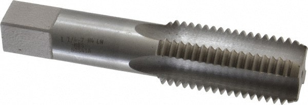 1-1/4 - 7 Bottoming LH 3B H4 Bright High Speed Steel 4-Flute Straight Flute Hand Tap