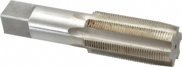 1-1/2 - 12 Taper LH 3B H4 Bright High Speed Steel 6-Flute Straight Flute Hand Tap