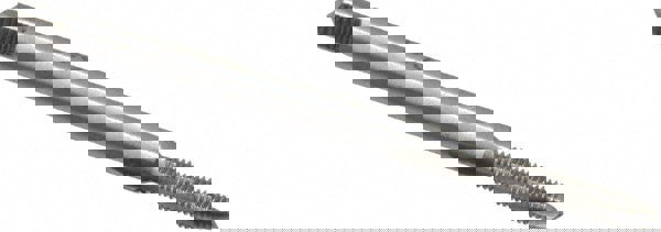 Spiral Point Tap: M2.6 x 0.45, Metric Coarse, 2 Flutes, Plug, High Speed Steel, Bright Finish