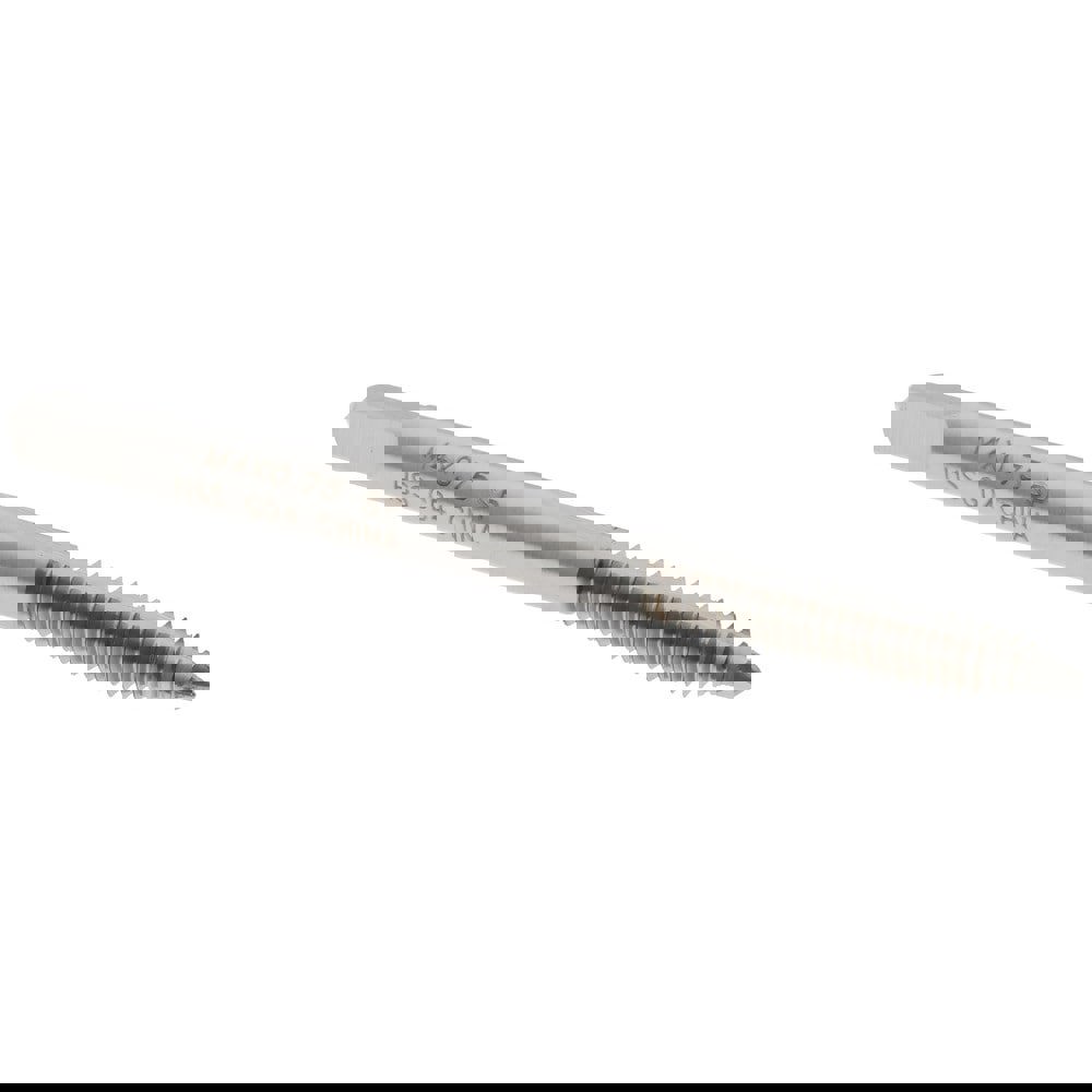 Spiral Point Tap: M4x0.75 Metric Special, 2 Flutes, Plug, High Speed Steel, Bright Finish