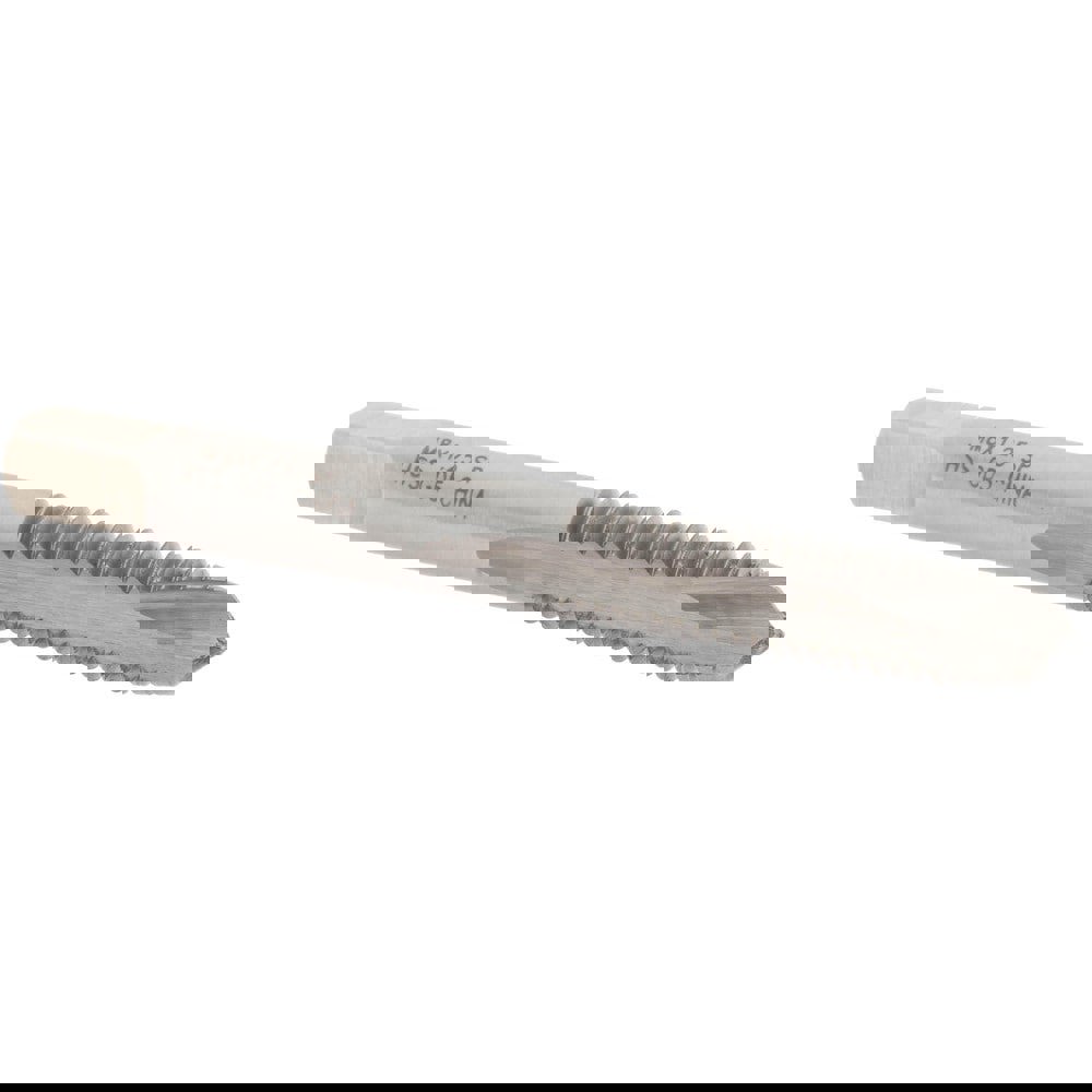 Spiral Point Tap: M8x1.25 Metric Coarse, 2 Flutes, Plug, 6H Class of Fit, High Speed Steel, Bright Finish