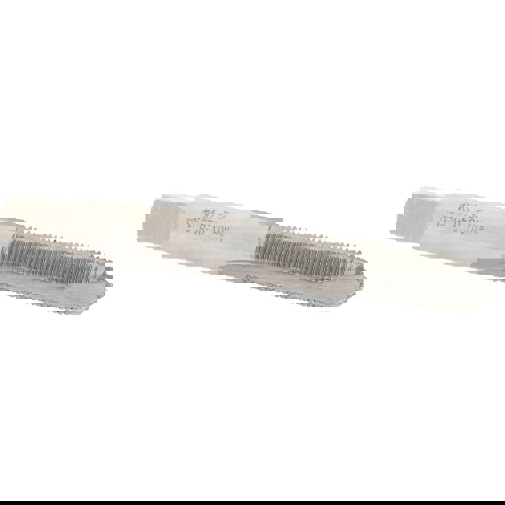 Spiral Point Tap: M9x1.00 Metric Fine, 3 Flutes, Plug, High Speed Steel, Bright Finish