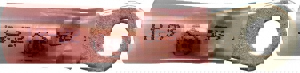 Closed Eyelet Ring Terminal: Partially Insulated, 22 to 18 AWG, Solder Connection