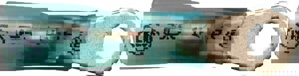 Closed Eyelet Ring Terminal: Partially Insulated, 16 to 14 AWG, Solder Connection