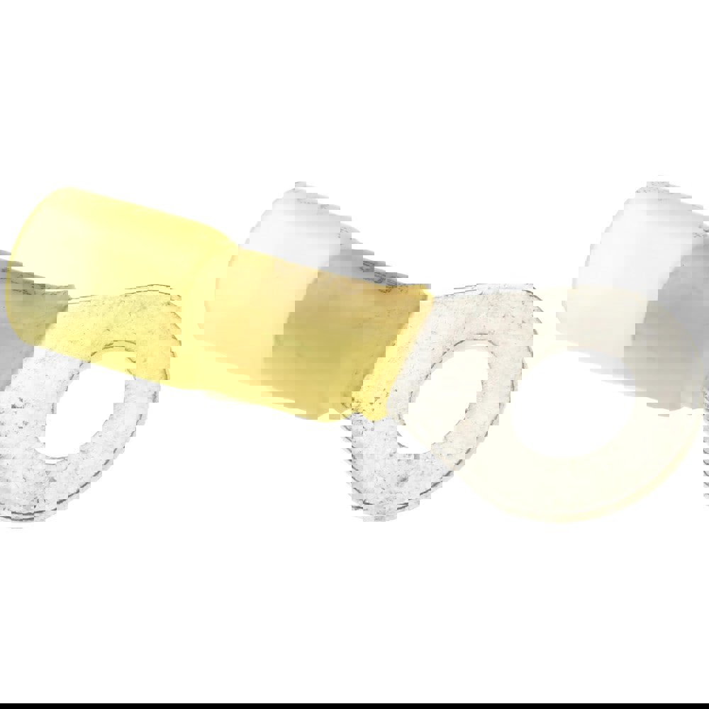 Closed Eyelet Ring Terminal: Partially Insulated, 12 to 10 AWG, Solder Connection