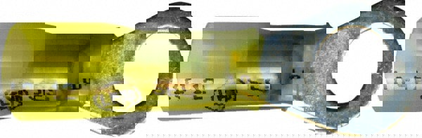 Closed Eyelet Ring Terminal: Partially Insulated, 12 to 10 AWG, Solder Connection