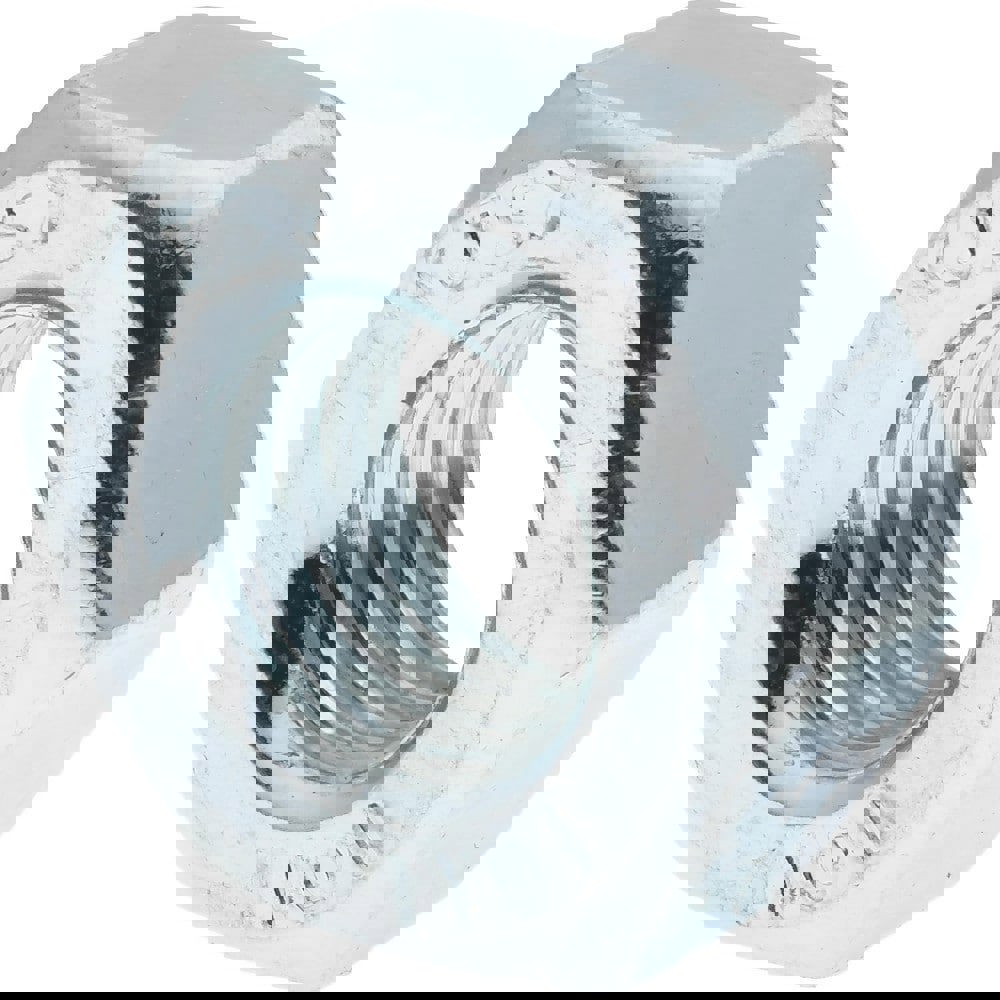 Hex Nut: M10x1.5, Grade Class 10 Steel, Zinc Finish