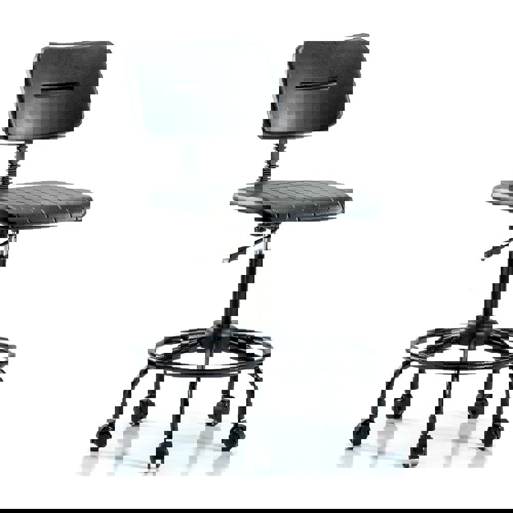 Task Chair: Polyurethane, Black