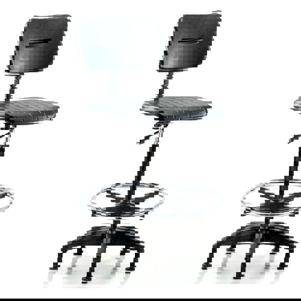 Task Chair: Polyurethane, Black