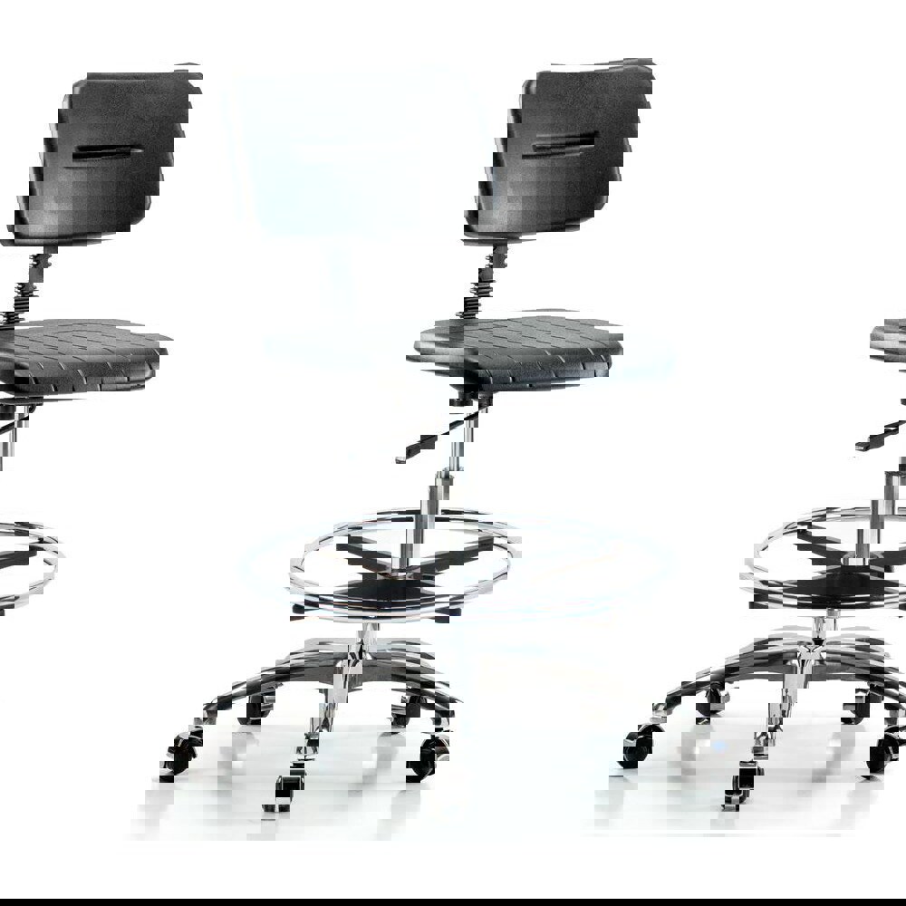 Task Chair: Polyurethane, Black