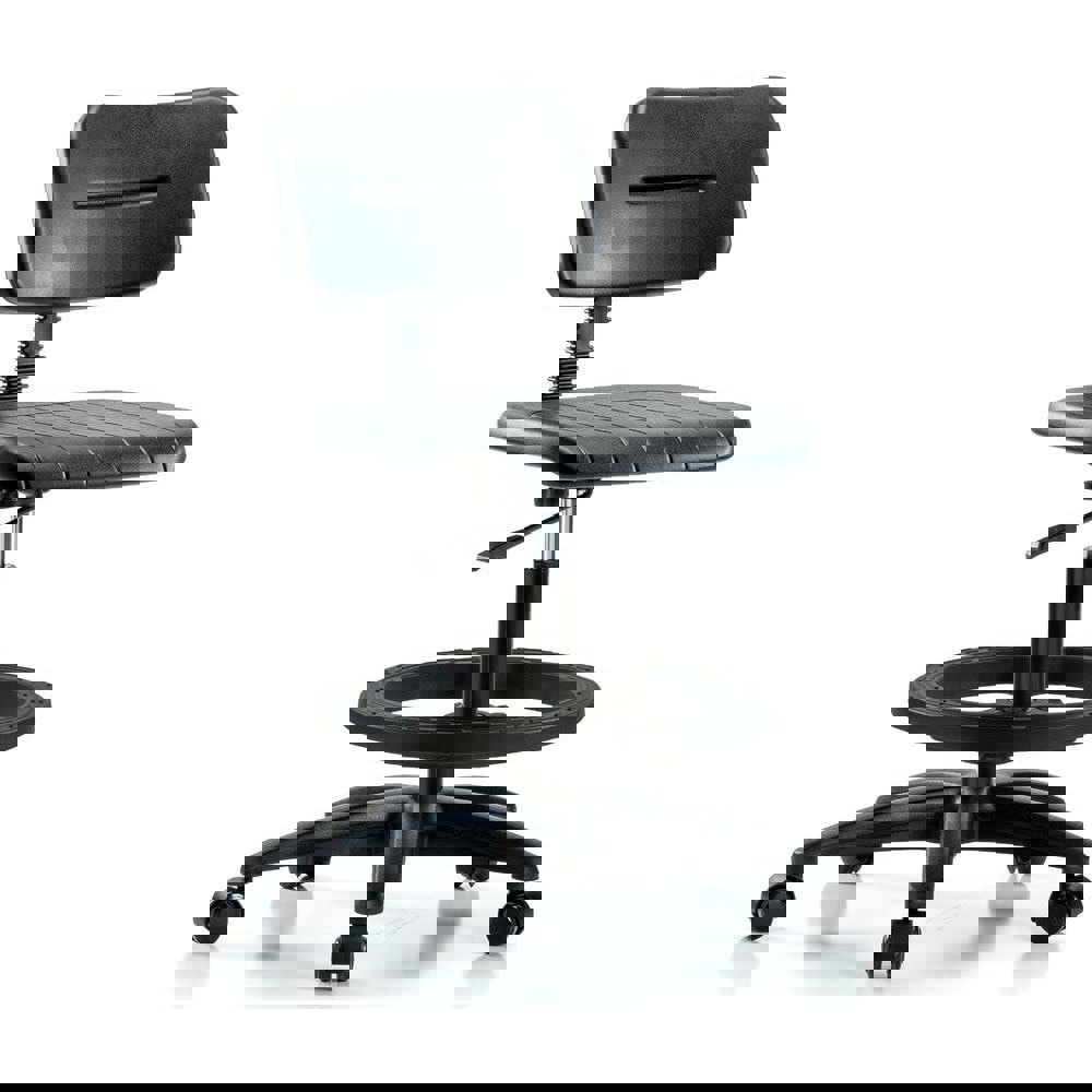 Task Chair: Polyurethane, Black