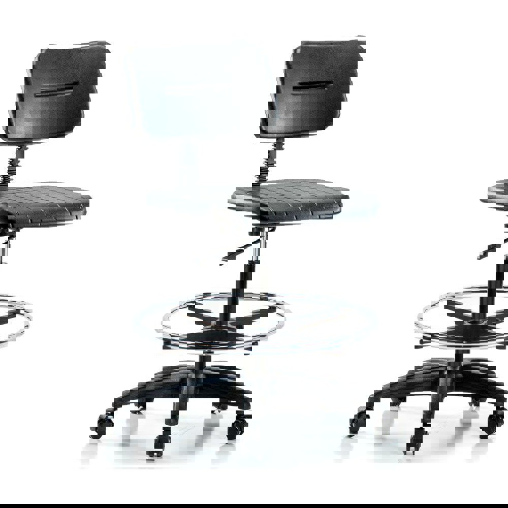 Task Chair: Polyurethane, Black