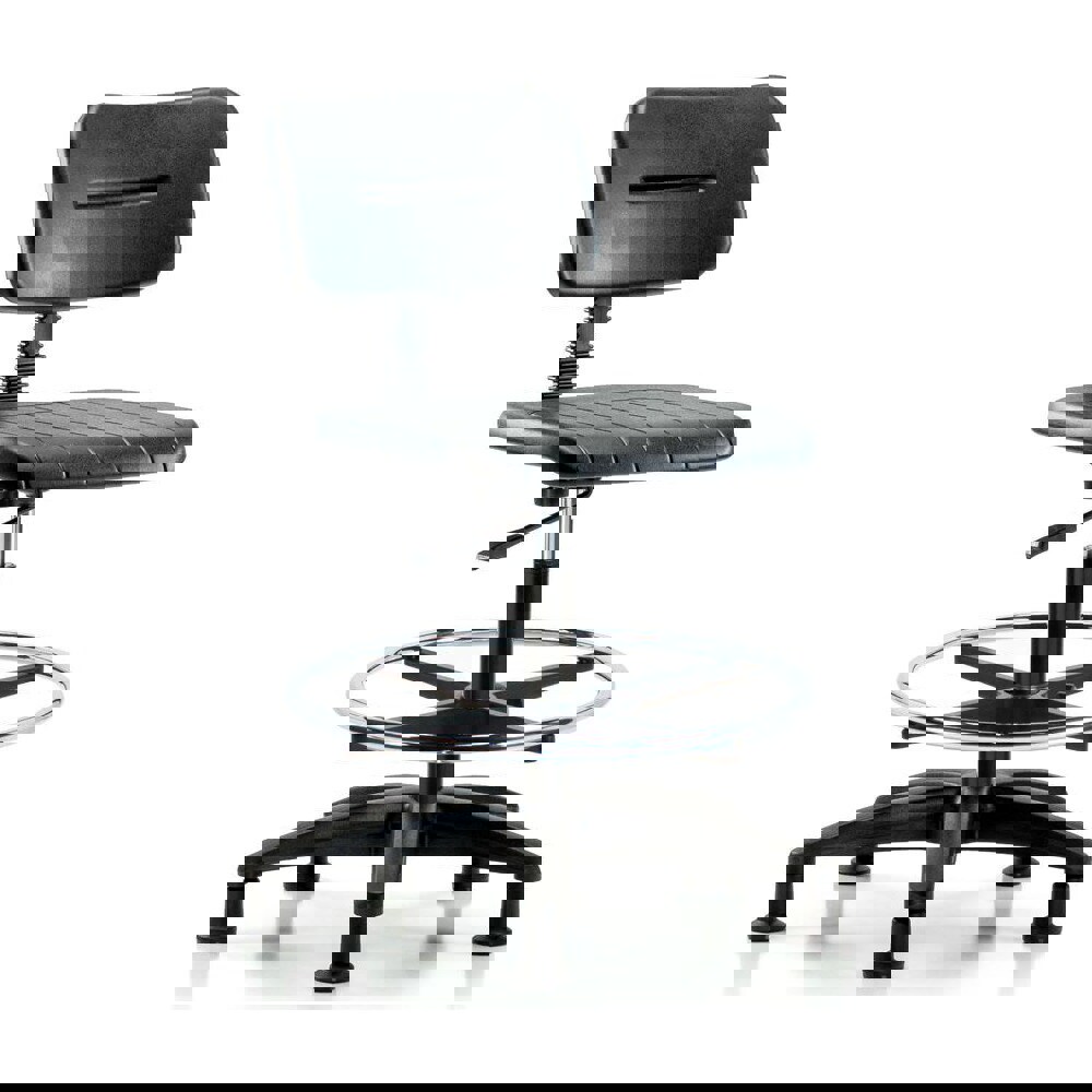 Task Chair: Polyurethane, Black