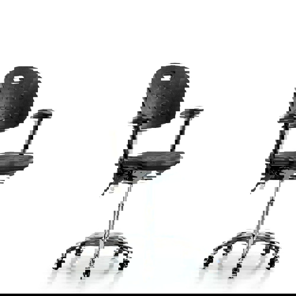 Task Chair: Polyurethane, Black