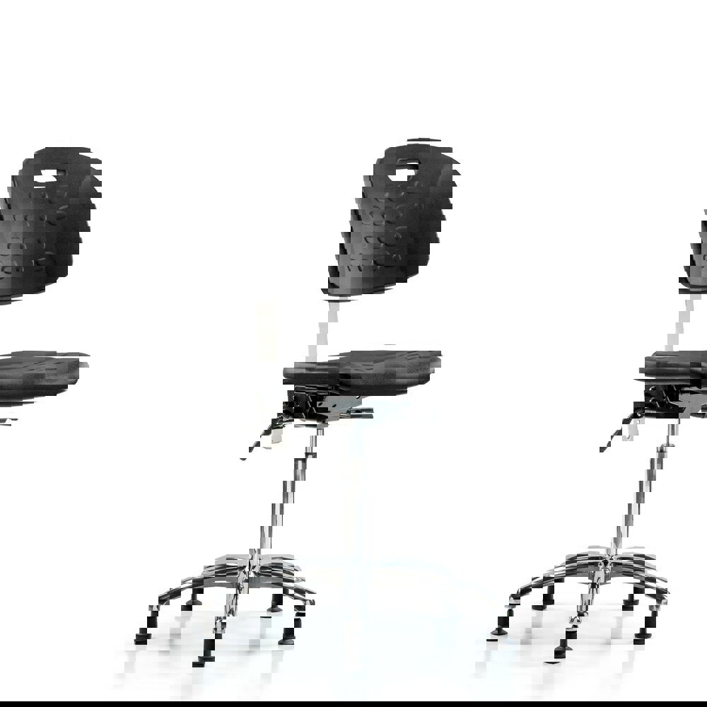 Task Chair: Polyurethane, Black