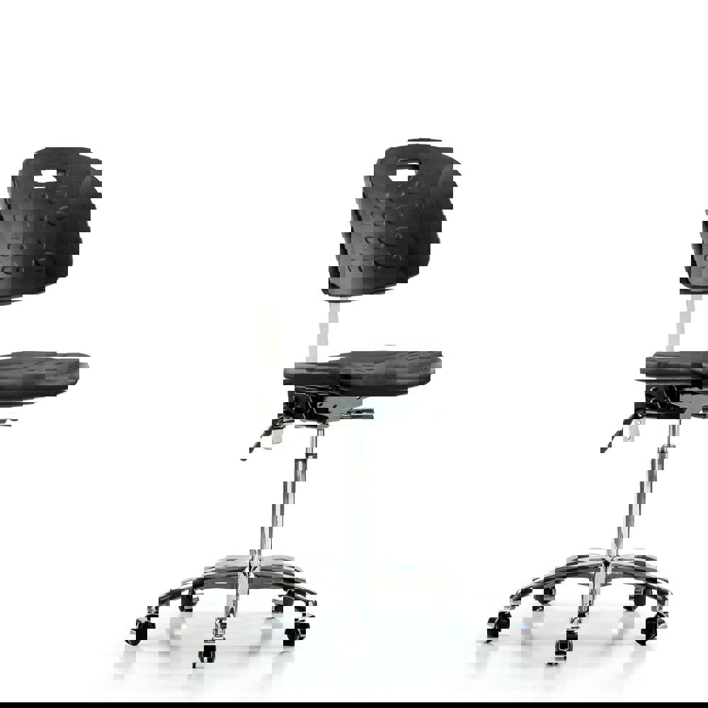 Task Chair: Polyurethane, Black