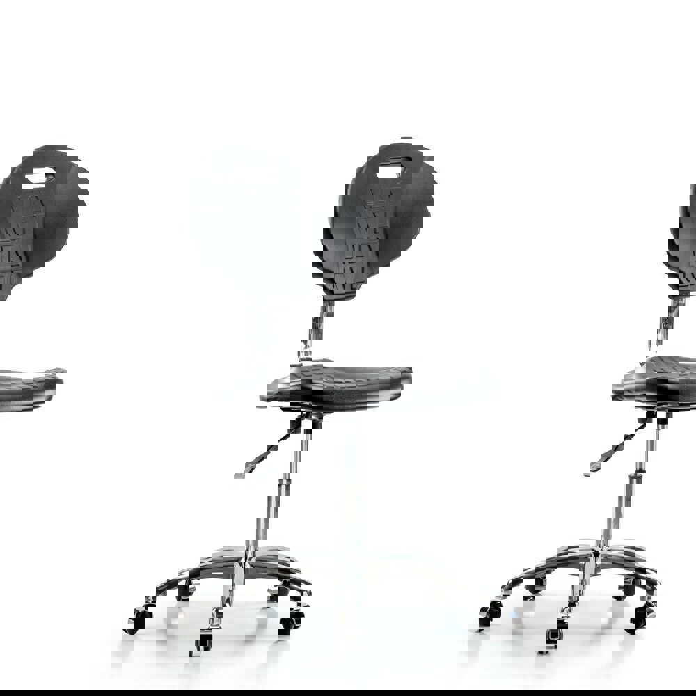 Task Chair: Polyurethane, Black