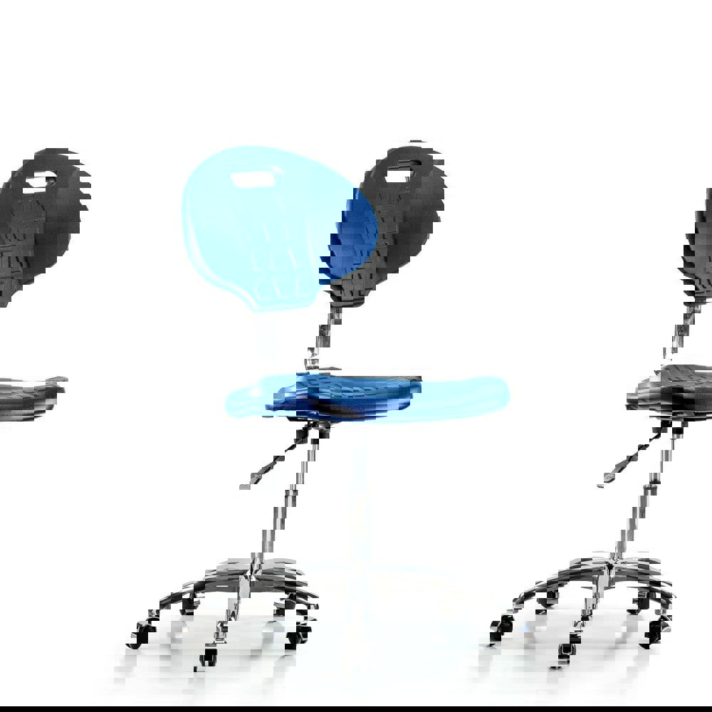 Task Chair: Polyurethane, Blue