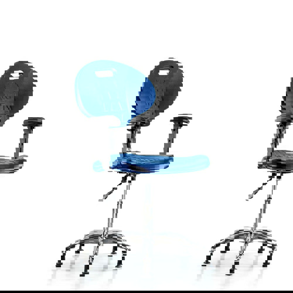 Task Chair: Polyurethane, Blue