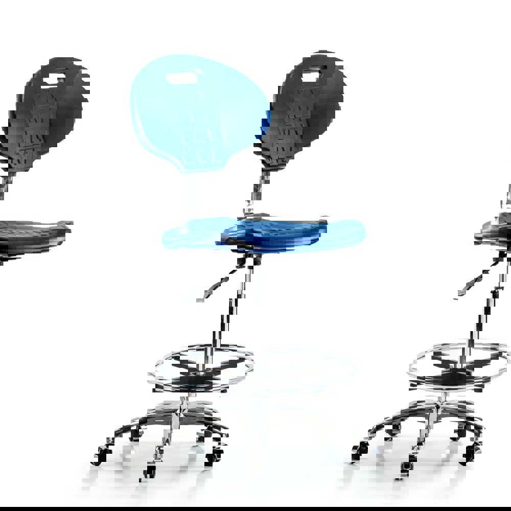 Task Chair: Polyurethane, Blue