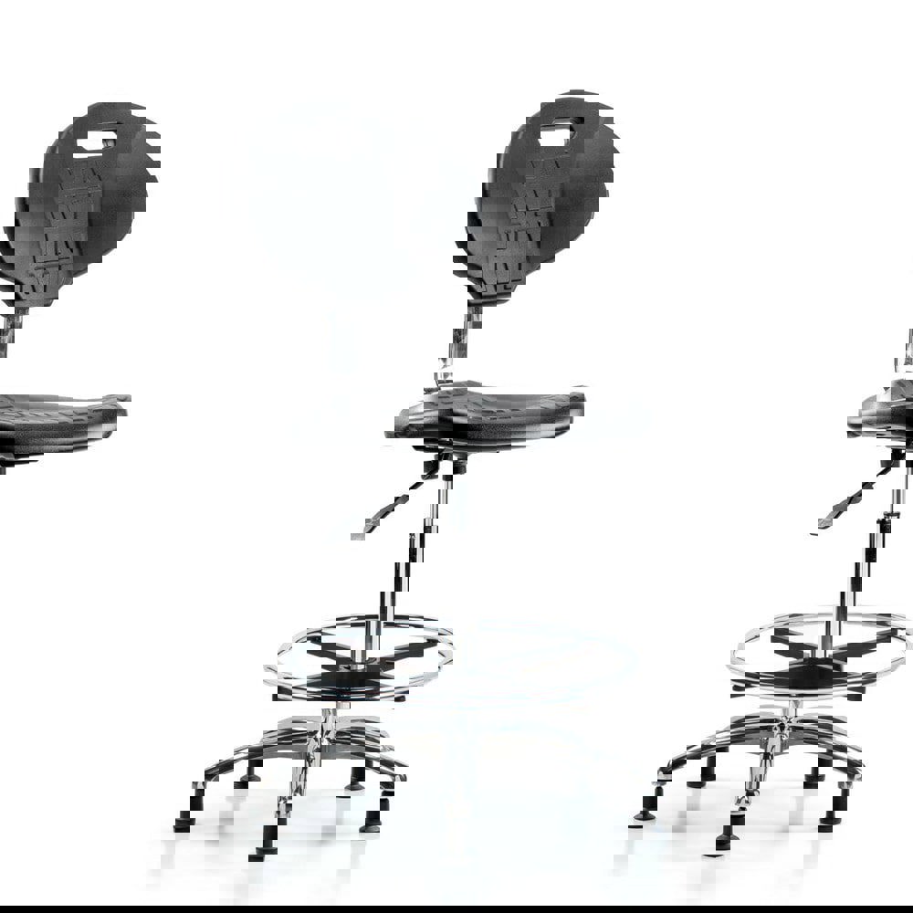 Task Chair: Polyurethane, Black