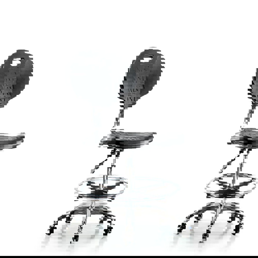 Task Chair: Polyurethane, Black