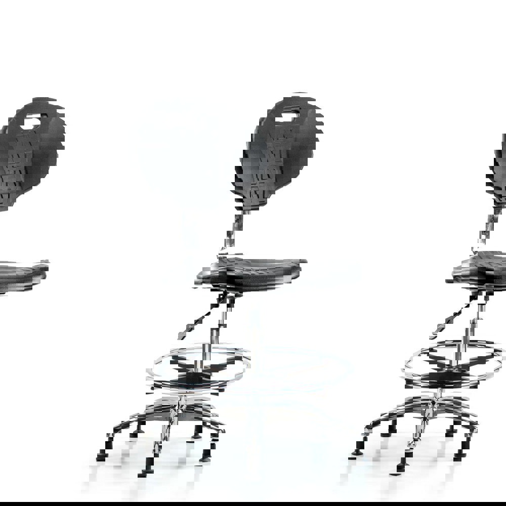 Task Chair: Polyurethane, Black