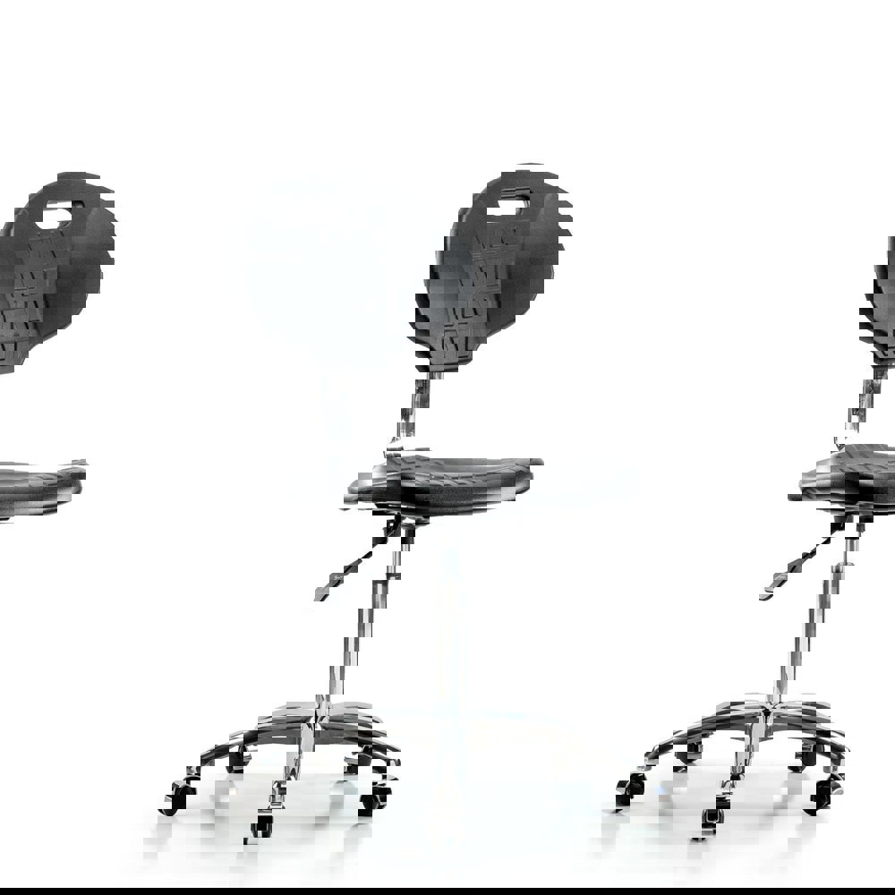 Task Chair: Polyurethane, Black