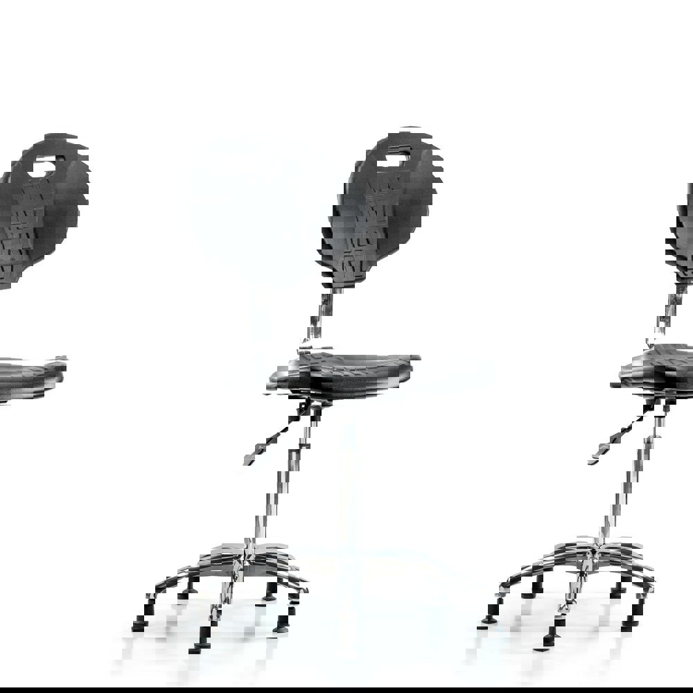 Task Chair: Polyurethane, Black